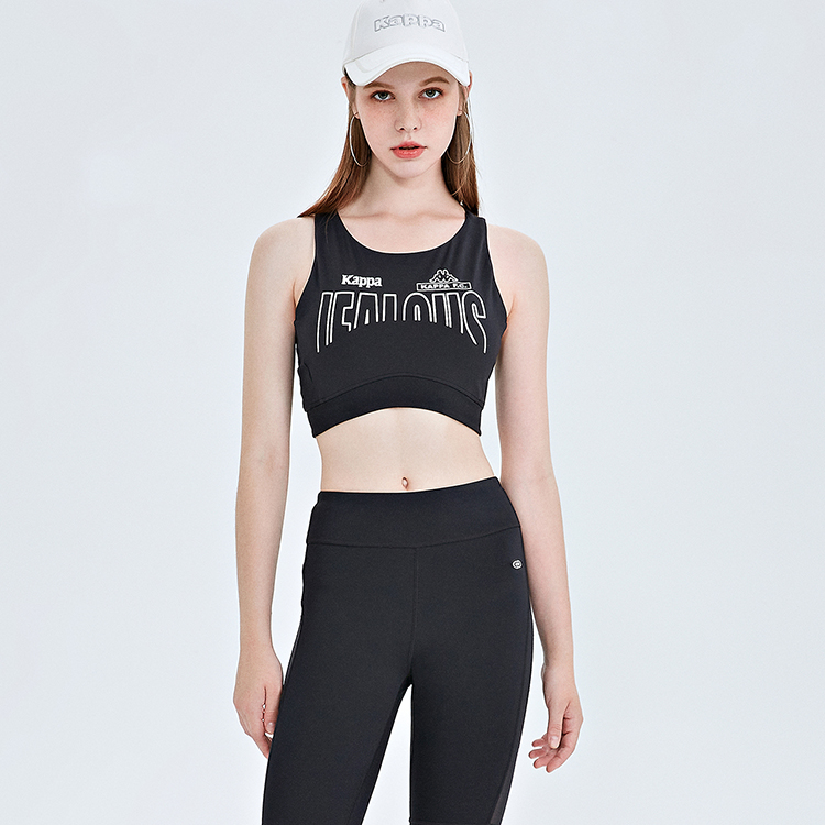 Kappa Tank Top Women’s Mineral Black
