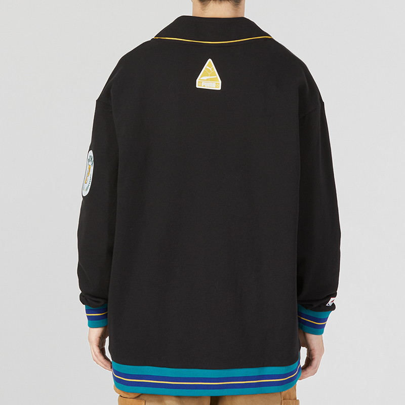 PUMA Team Badge V-neck Jacket Tr Logo  