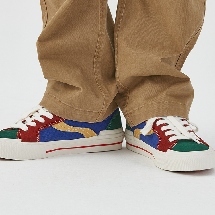 Vision Street Wear x Odd CIRKUS Astley Pro Low top Skateboard Shoes Unisex LEGO Color