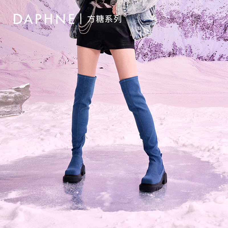 DAPHNE LAB Candy Series Knee High Over The Knee Boots Women's