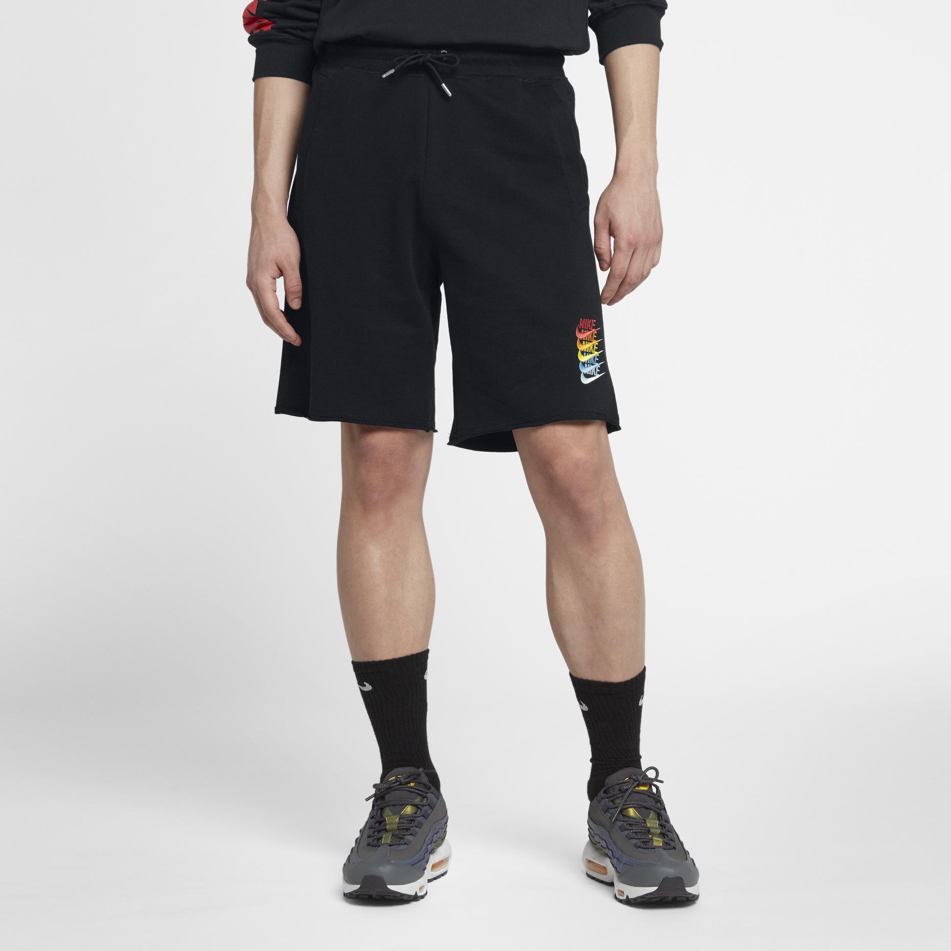 Мужские шорты Nike Sportswear Pack Alumni (черные) — фото 3