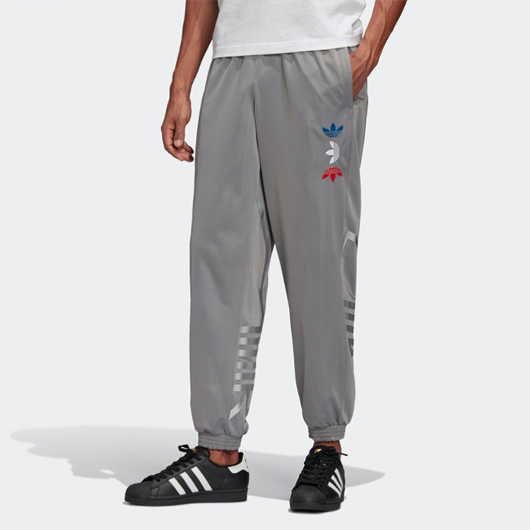 Мужские спортивные брюки adidas Metallic Track Pants (серые) — фото 5