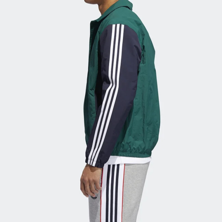 Мужская куртка adidas originals Trefoil (черная) — фото 5