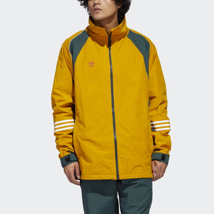 Мужская куртка adidas Originals (желтая) — фото 3