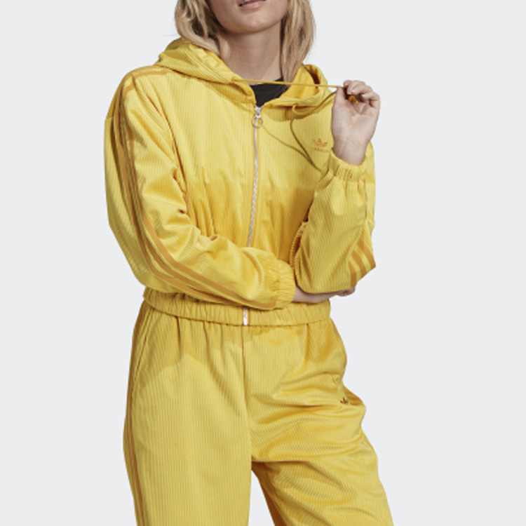 Женская куртка adidas originals (желтая) — фото 3
