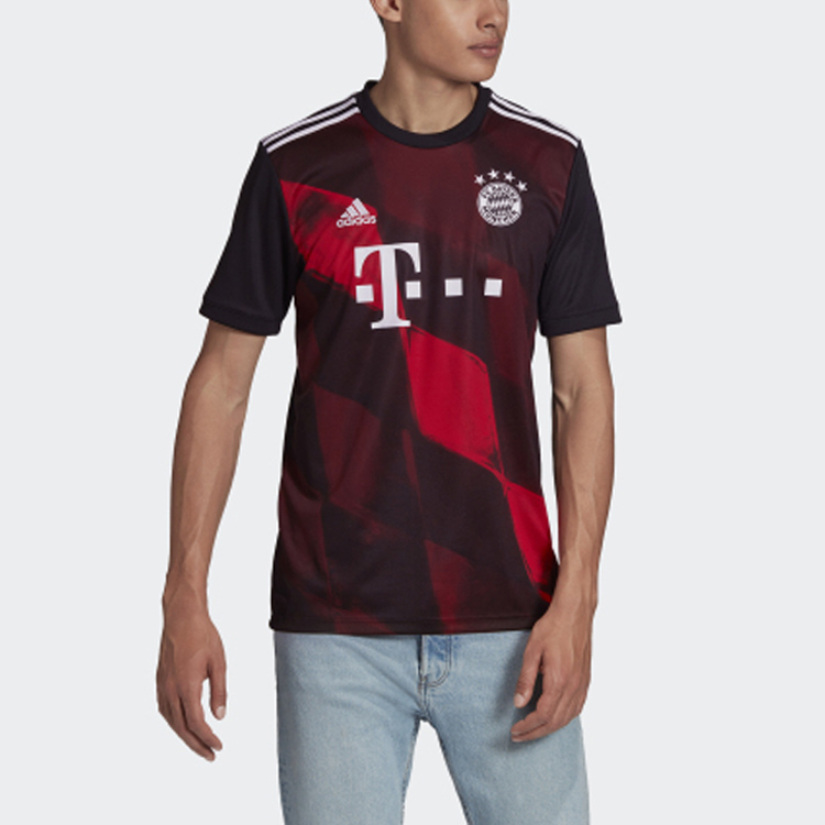 Adidas Soccer Jerseys Unisex Black Moderate Straight Fit