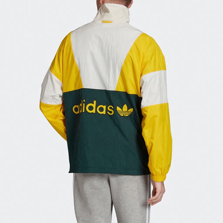 Мужские куртка adidas originals TRACK TOP Track Top Super (желтый) — фото 6
