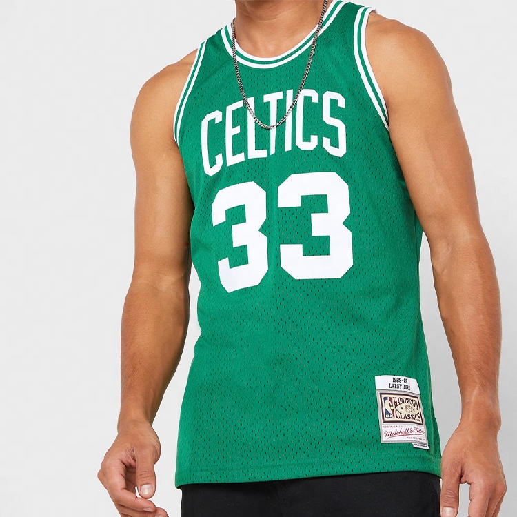 Mitchell & Ness Boston Celtics Road 1985 86 Larry Bird Swingman Jersey