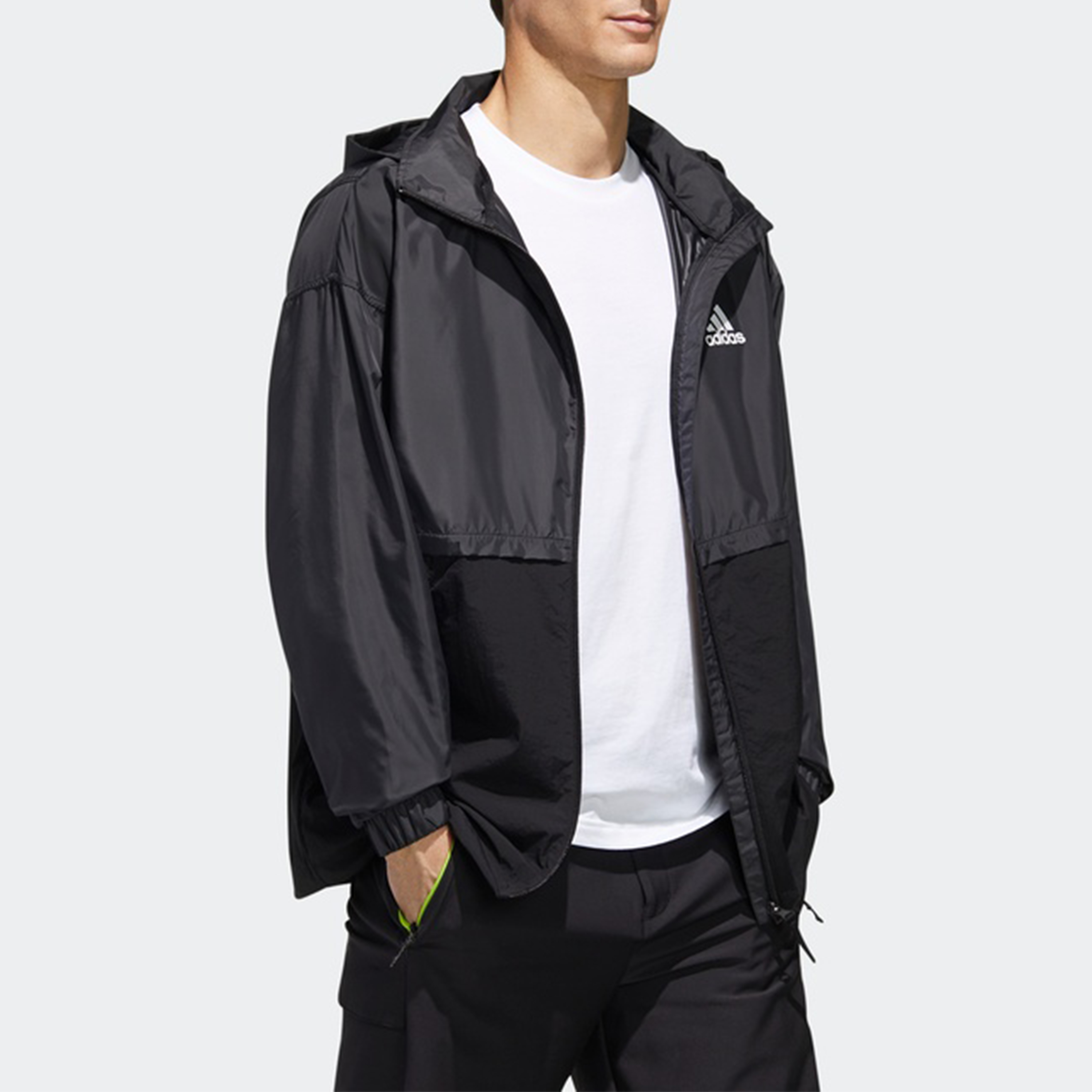 Мужская куртка adidas Outdoor Jacket (черная) — фото 6