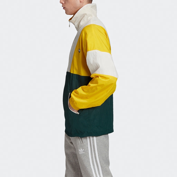 Мужские куртка adidas originals TRACK TOP Track Top Super (желтый) — фото 5