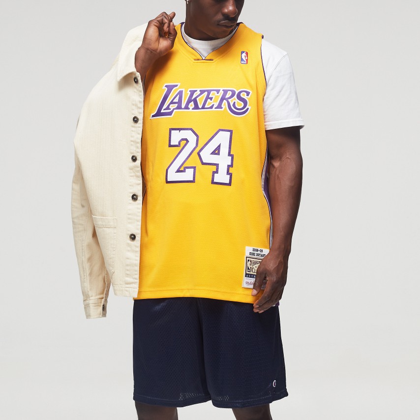 Mitchell Ness x NBA Authentic Basketball Jersey Men’s Yellow