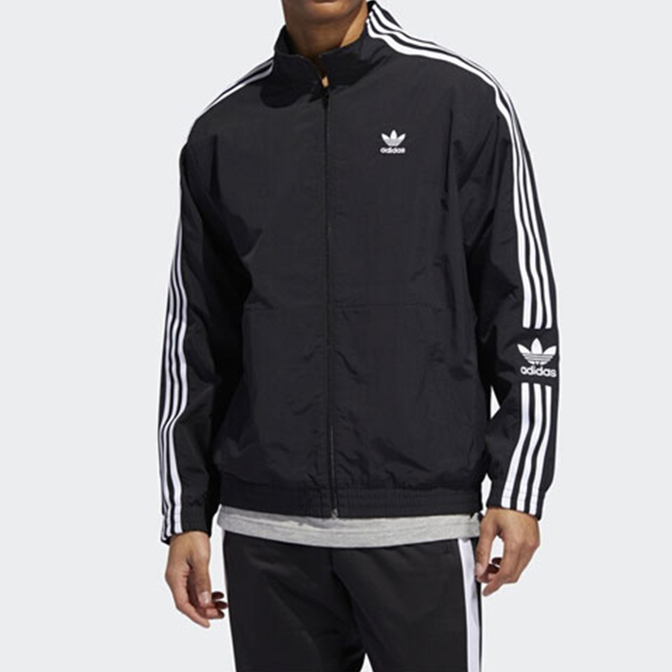 Мужская куртка adidas originals Lock Up TT (черная) — фото 3
