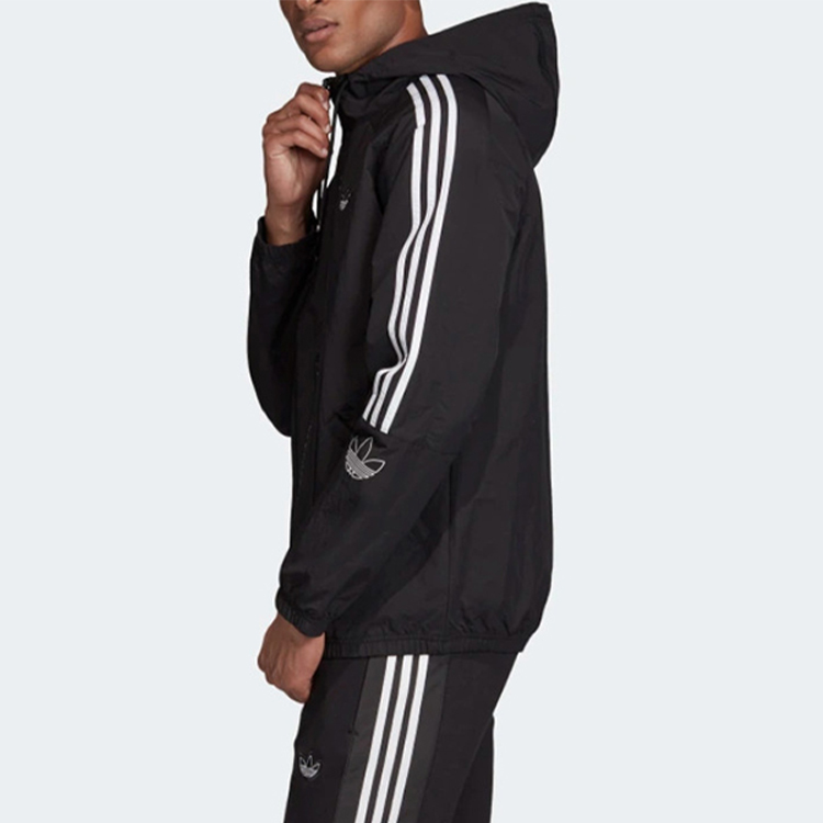 Мужская куртка adidas originals (черная) — фото 4