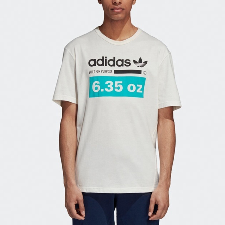 Мужские футболка adidas originals T (белый) — фото 4