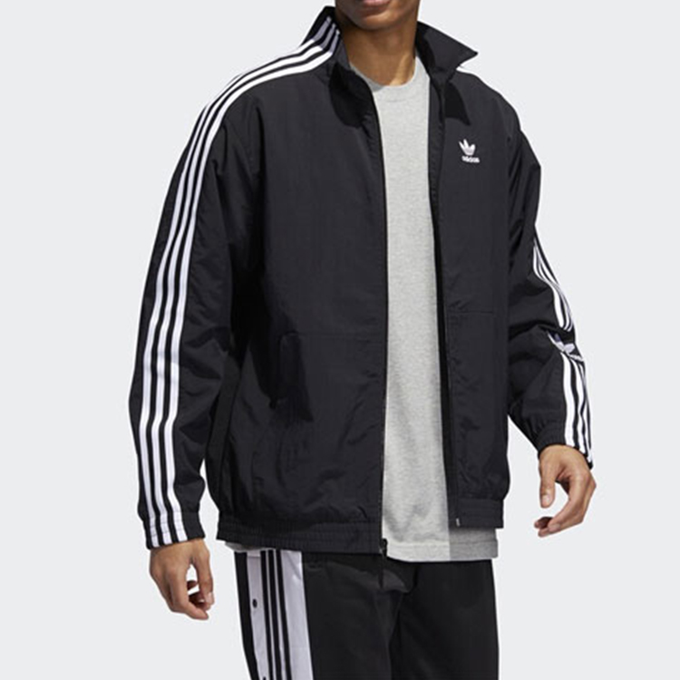 Мужская куртка adidas originals Lock Up TT (черная) — фото 5