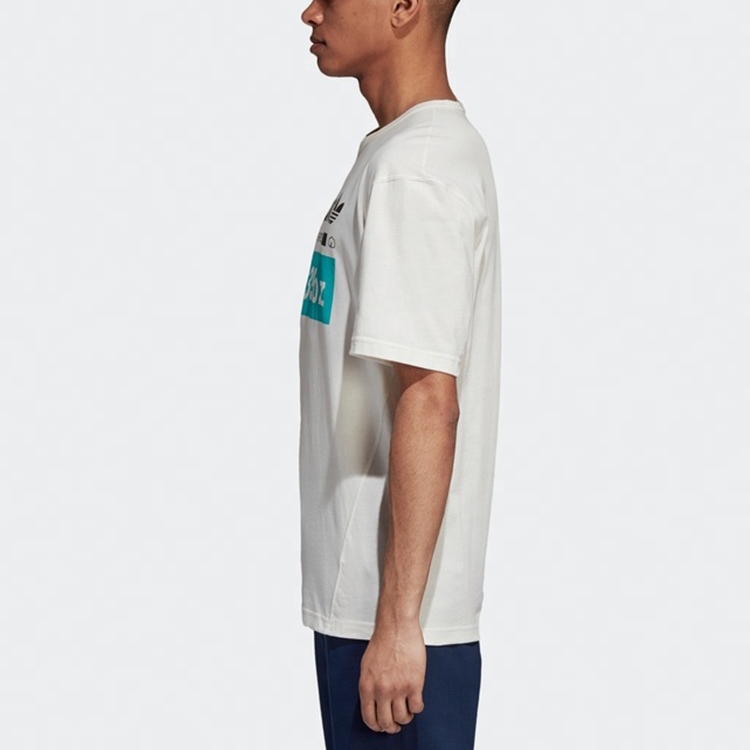 Мужские футболка adidas originals T (белый) — фото 3