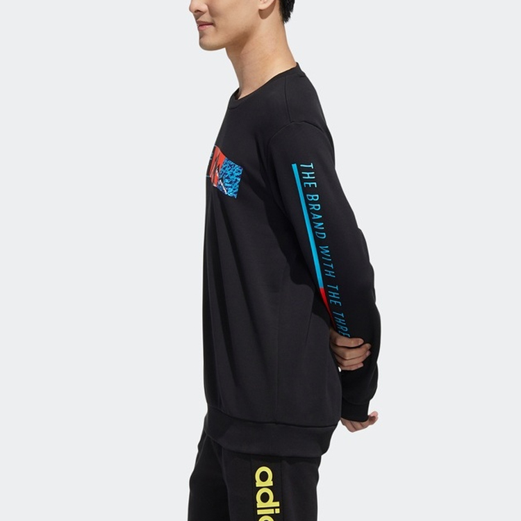 Мужской свитшот adidas neo Outdoor (черный) — фото 5