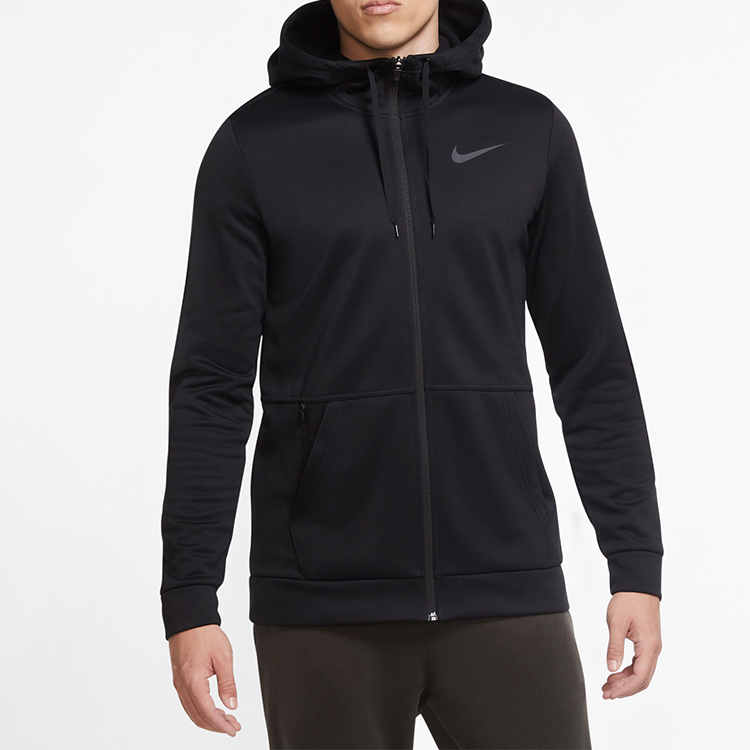 Мужская куртка Nike Therma (черная) — фото 5