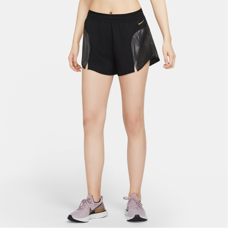 Женские шорты Nike Icon Clash Tempo Luxe (черные) — фото 3