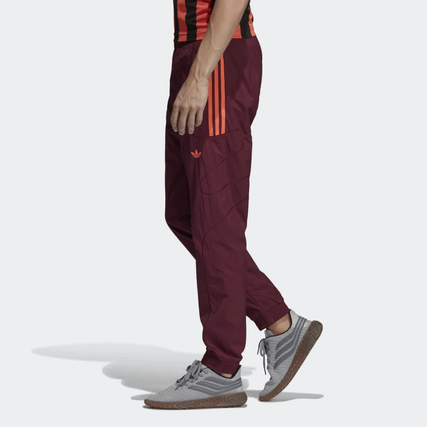 Мужские штаны adidas originals Flamestrike Woven Track Pants (бордовый) — фото 6