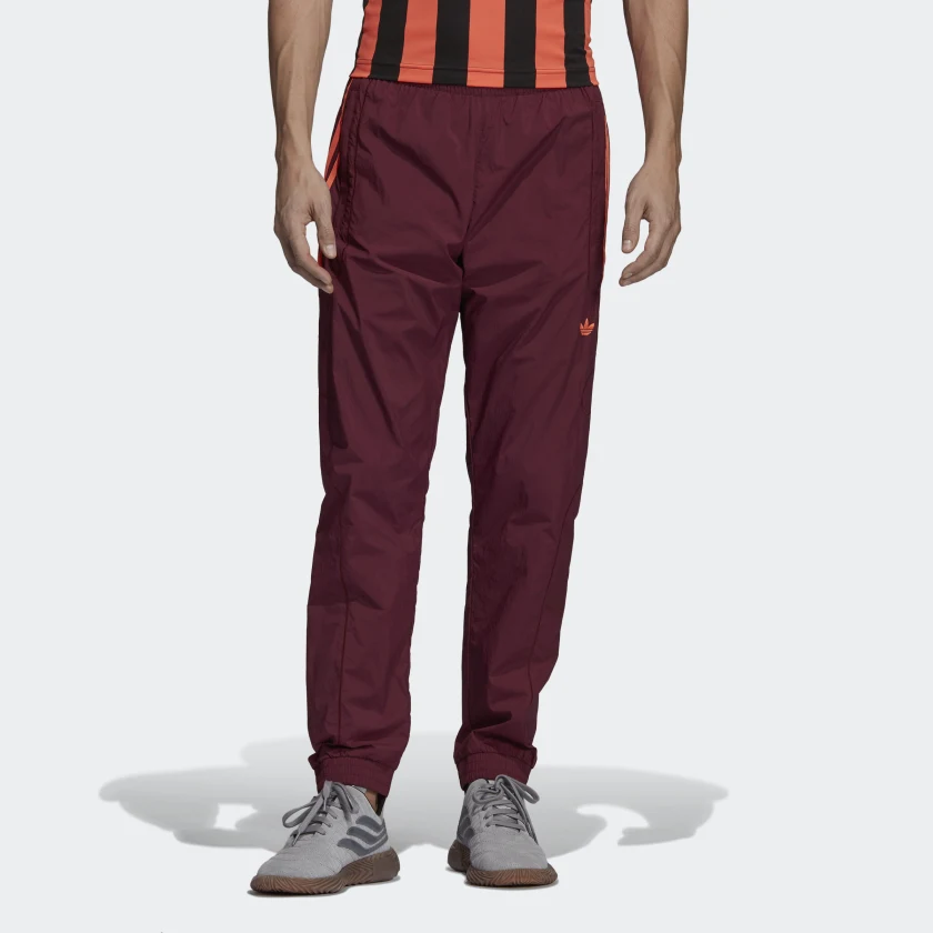 Мужские штаны adidas originals Flamestrike Woven Track Pants (бордовый) — фото 3
