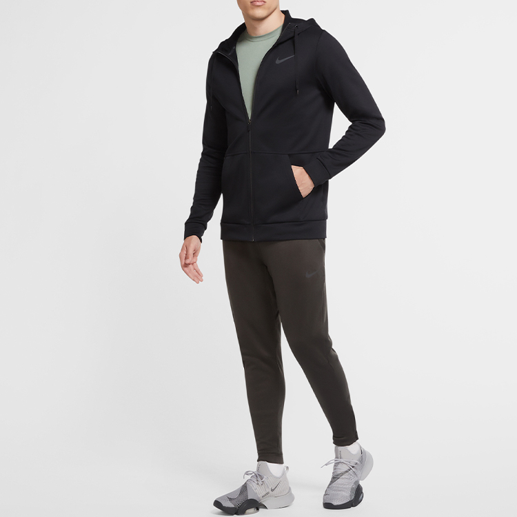 Мужская куртка Nike Therma (черная) — фото 4