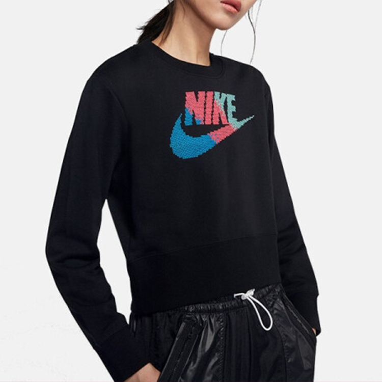 Женское худи Nike (черное) — фото 3