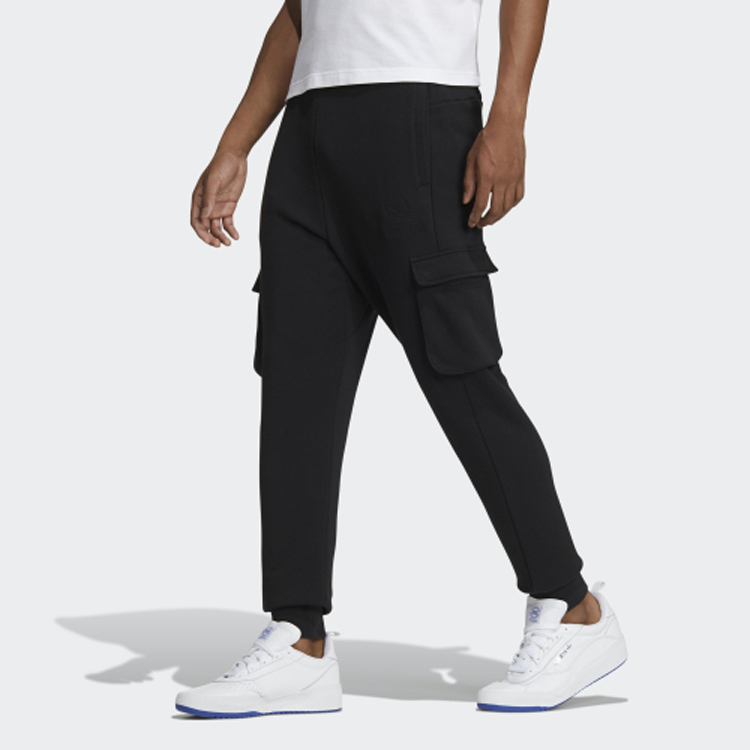 Мужские штаны adidas originals Embossed Pant (черные) — фото 5