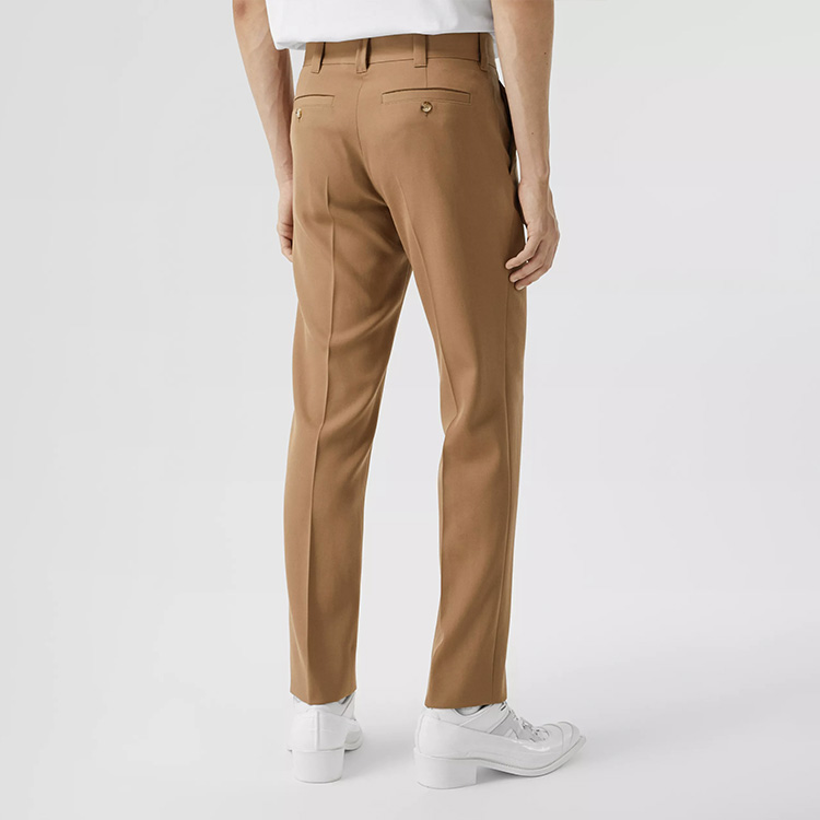 Мужские штаны Burberry Grain De Poudre (желтовато-коричневые) — фото 2