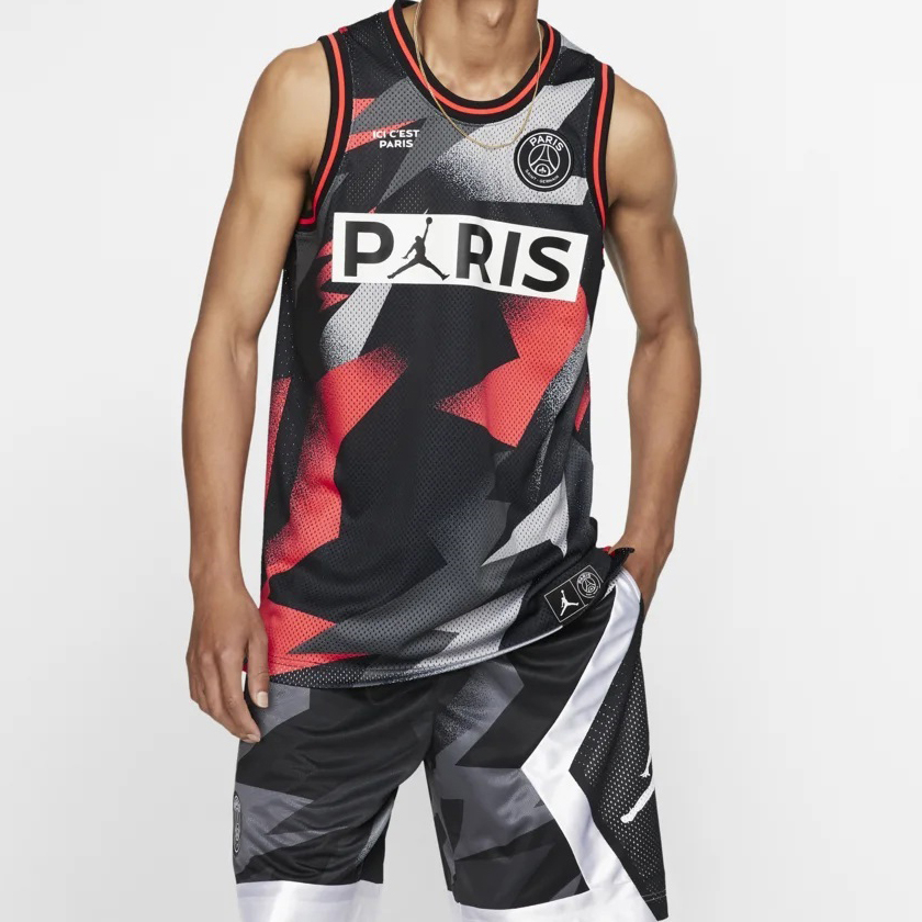 Jordan Saint Germain Basketball Jersey Men’s Black