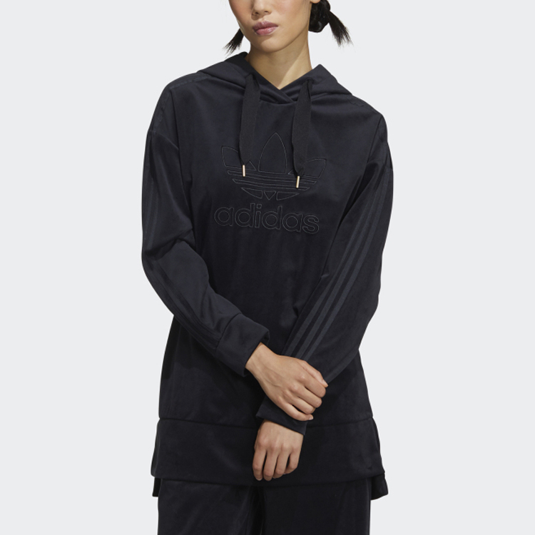 Женское худи adidas originals Sweat hoody (черное) — фото 3
