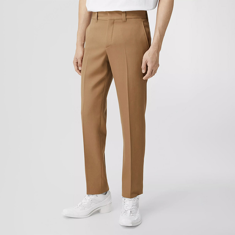 Мужские штаны Burberry Grain De Poudre (желтовато-коричневые) — фото 3