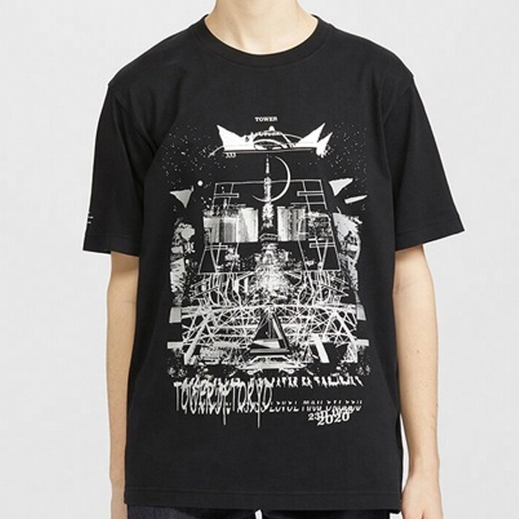 Футболка UNIQLO x nanzuka neo-miyage tsukuda (черная) — фото 2