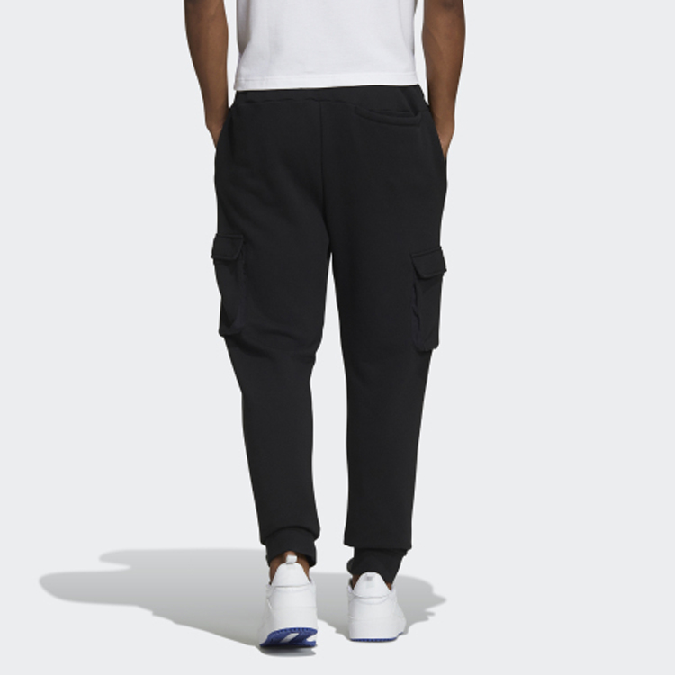 Мужские штаны adidas originals Embossed Pant (черные) — фото 4