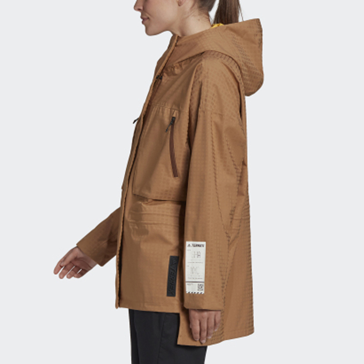 Женская куртка adidas Cargo Jacket (бронзовая) — фото 5