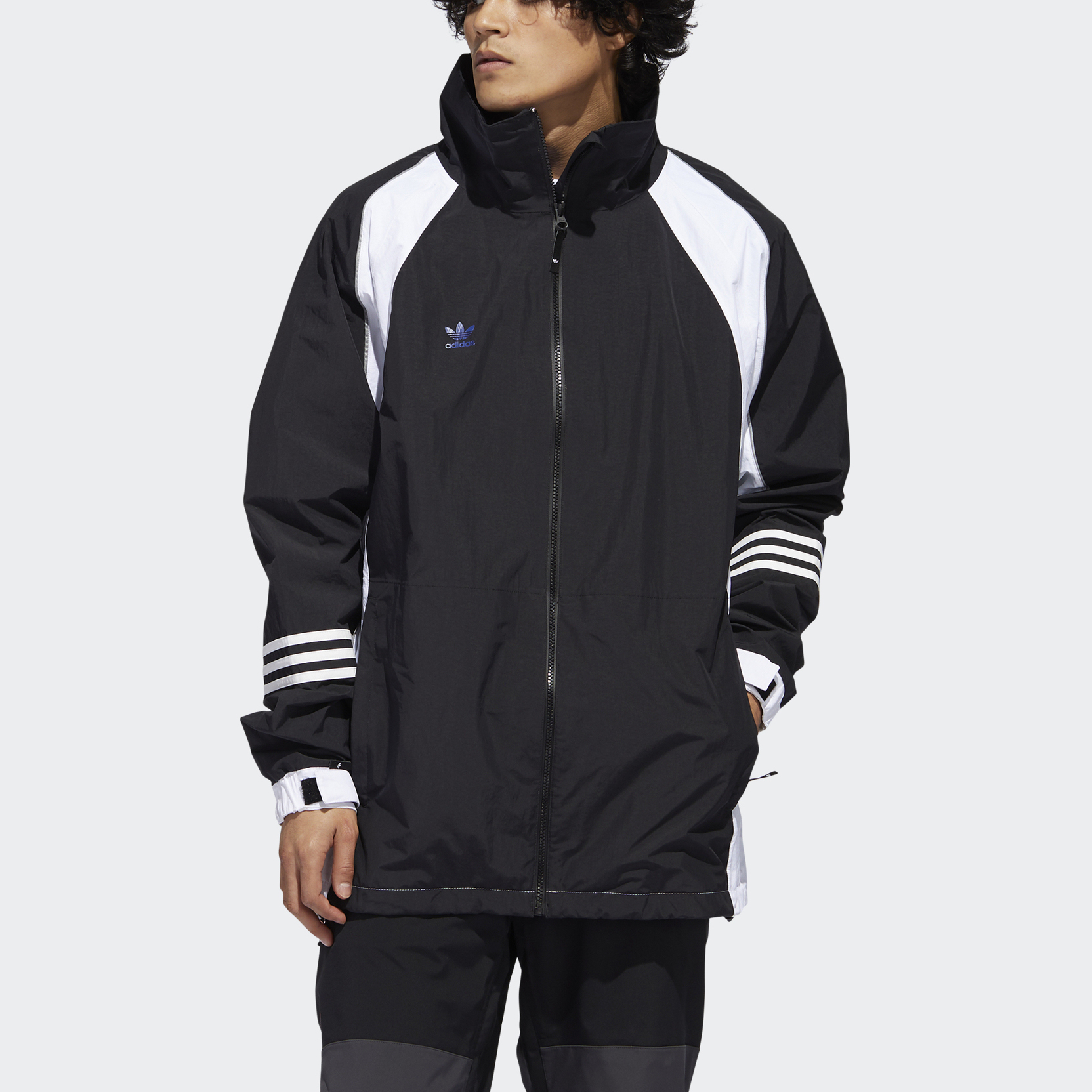 Мужская куртка adidas originals (черная) — фото 3