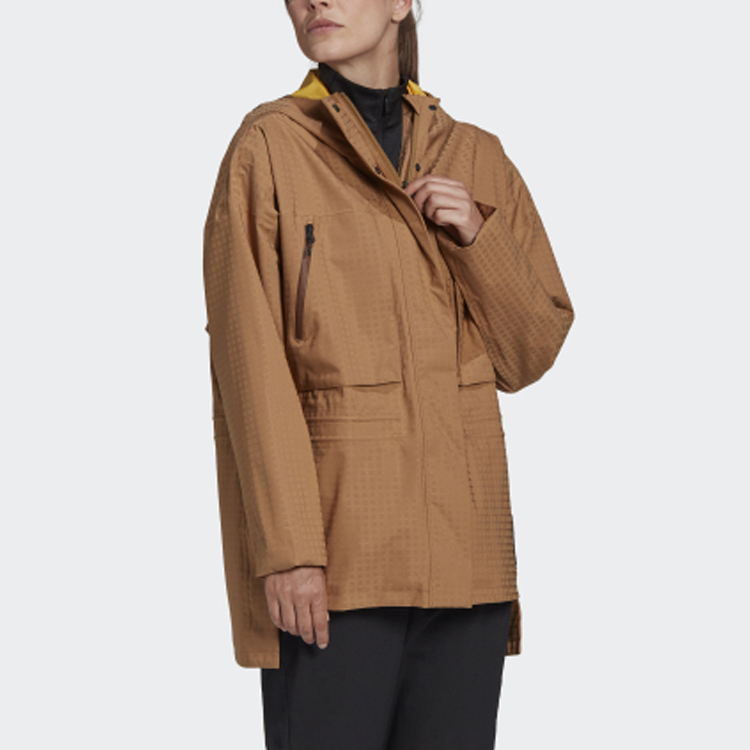 Женская куртка adidas Cargo Jacket (бронзовая) — фото 4