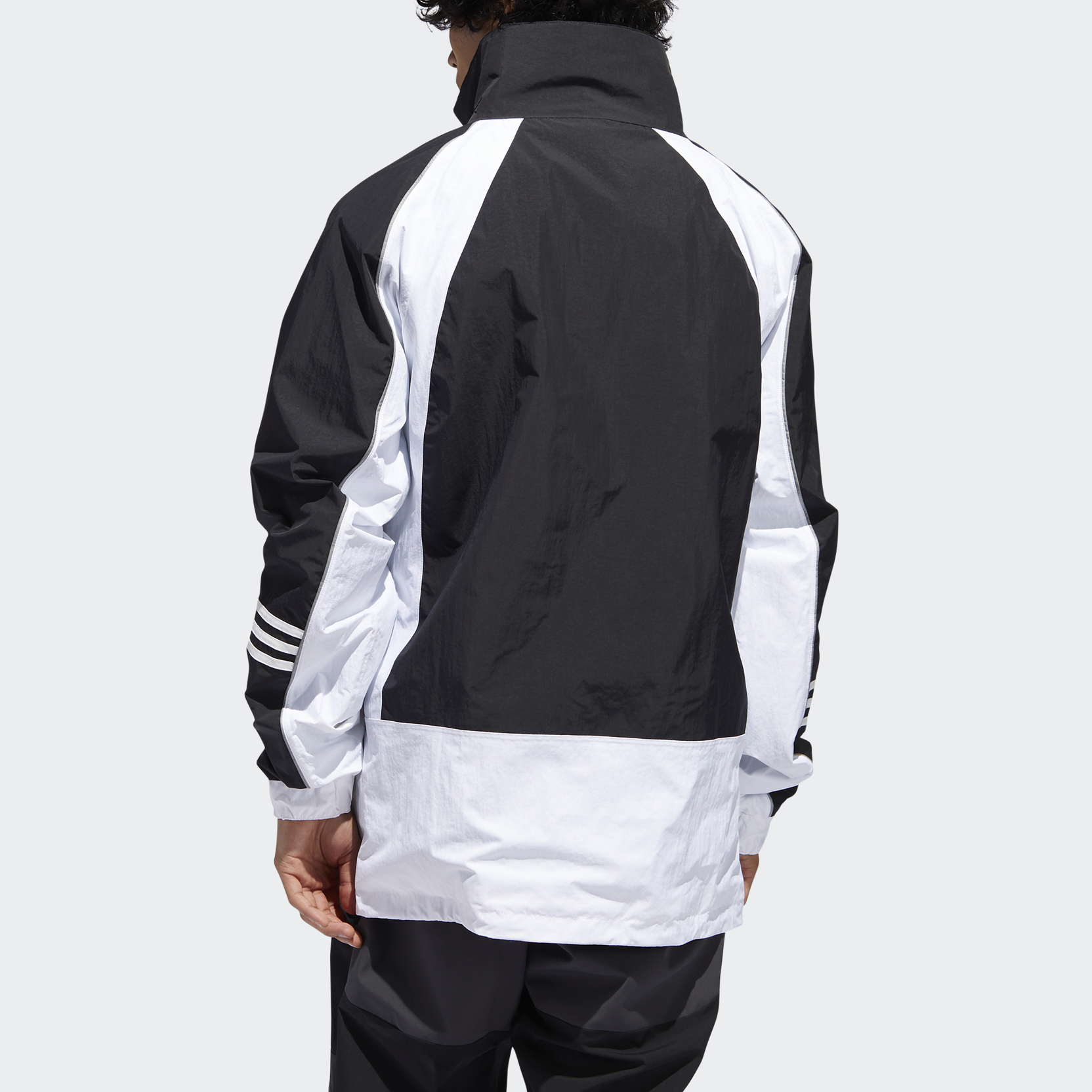 Мужская куртка adidas originals (черная) — фото 4