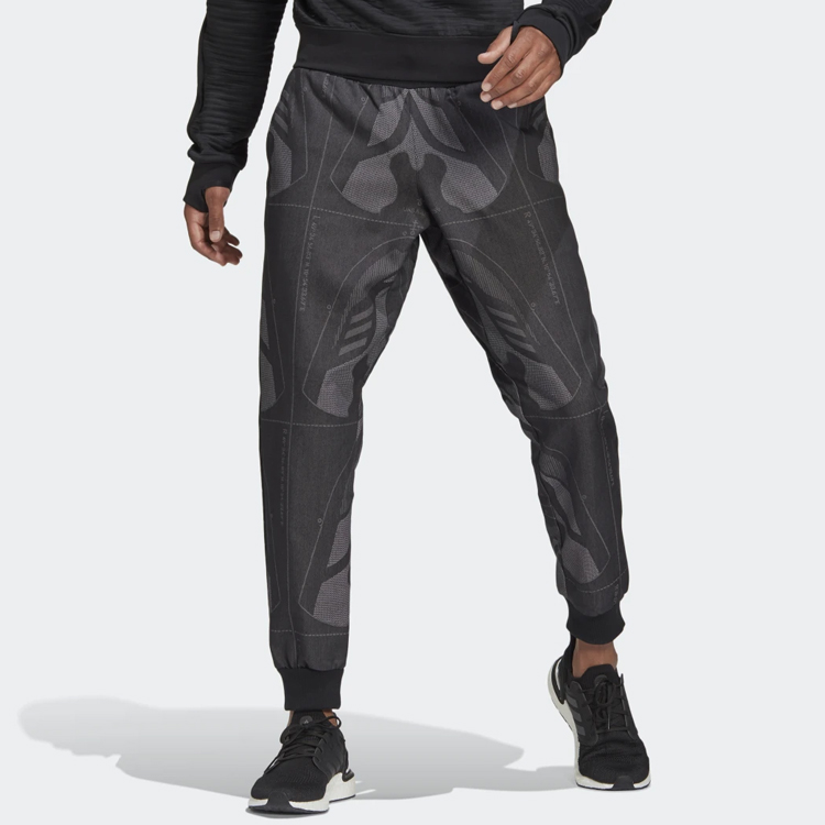 Adidas Sports Pants Men’s Black Light Gray Moderate