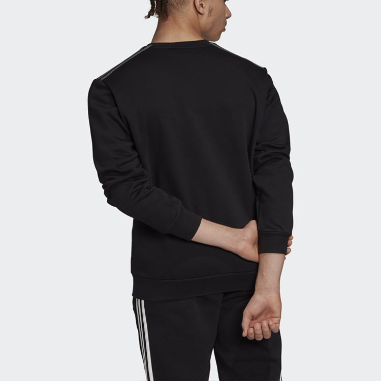 Мужское худи adidas Linear Crew Logo (черное) — фото 6