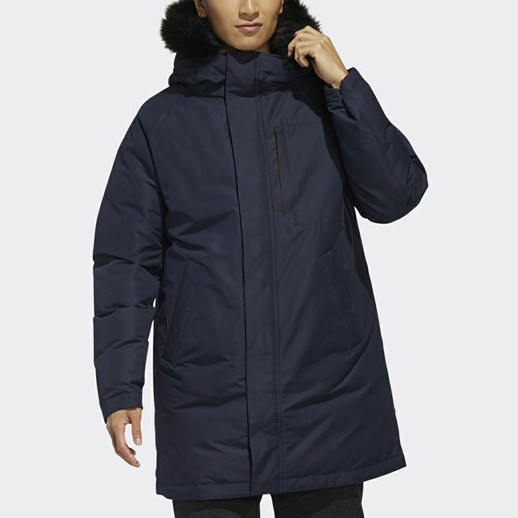 Мужские куртка adidas Utility Down PK (синий) — фото 3