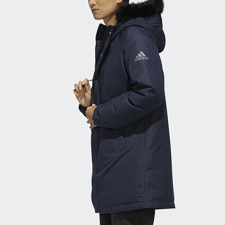 Мужские куртка adidas Utility Down PK (синий) — фото 4