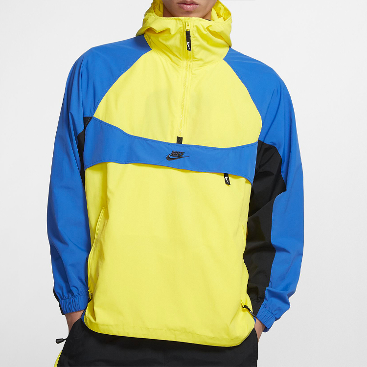 Мужские худи Nike Sportwear (сине-желтый) — фото 4