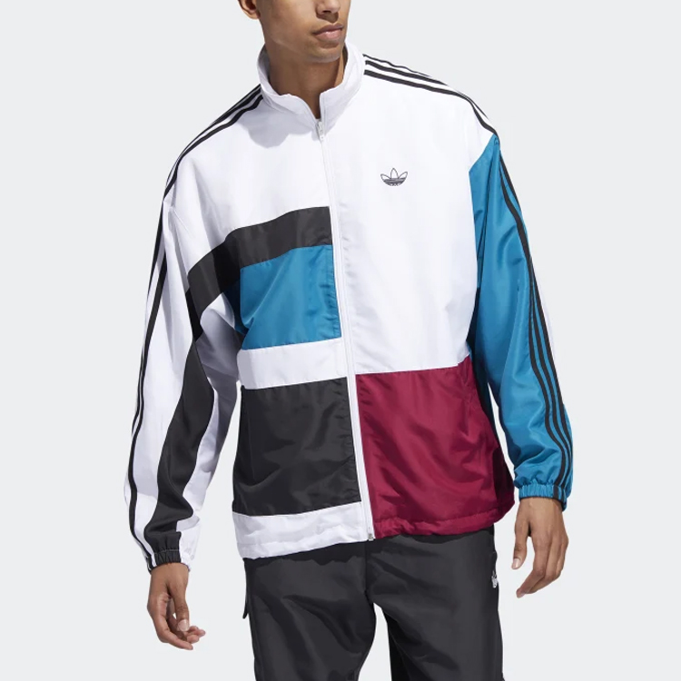 Мужские куртка adidas ASYMM (белый) — фото 3