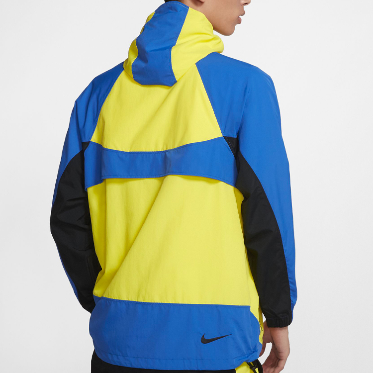 Мужские худи Nike Sportwear (сине-желтый) — фото 5