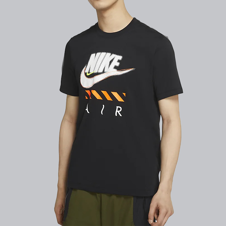 Мужская футболка Nike (черная) — фото 5