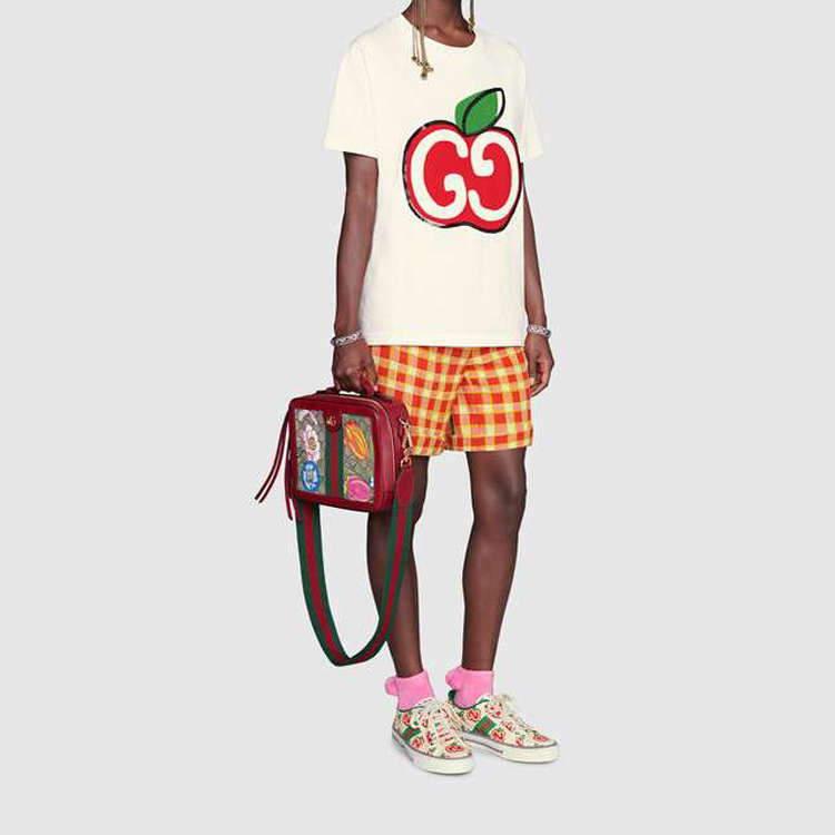 Женская футболка Gucci GG T (белый) — фото 5