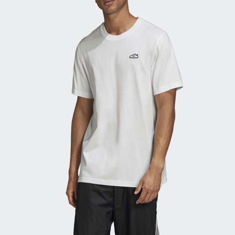 Мужская футболка adidas originals SST (белая) — фото 4