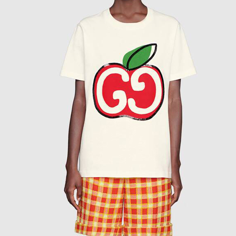 Женская футболка Gucci GG T (белый) — фото 3