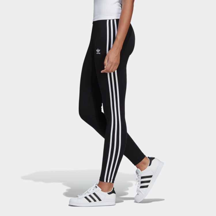 Женские штаны adidas originals (черные) — фото 5